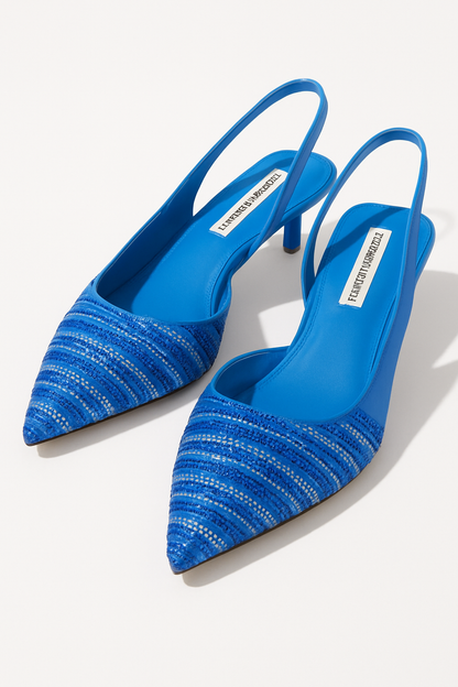 Elegant Blue Heels
